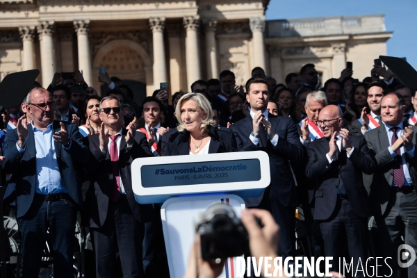 Inéligibilité de Marine Le Pen - Le meeting de soutien 