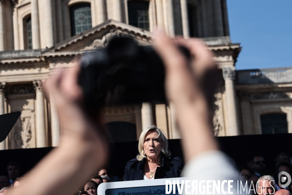 Inéligibilité de Marine Le Pen - Le meeting de soutien 