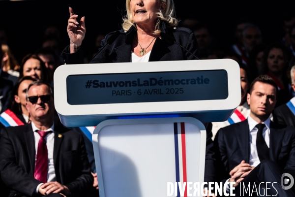 Inéligibilité de Marine Le Pen - Le meeting de soutien