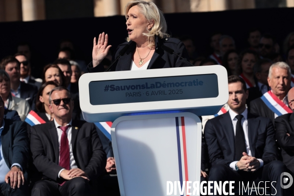 Inéligibilité de Marine Le Pen - Le meeting de soutien 