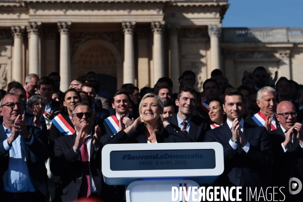 Inéligibilité de Marine Le Pen - Le meeting de soutien 
