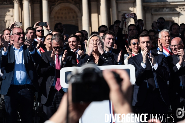Inéligibilité de Marine Le Pen - Le meeting de soutien 