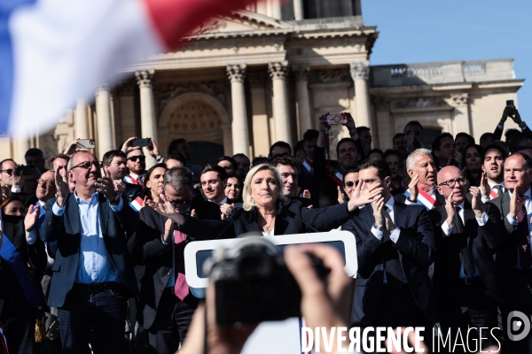 Inéligibilité de Marine Le Pen - Le meeting de soutien 