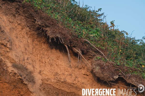 Erosion des falaises en Côtes d Armor