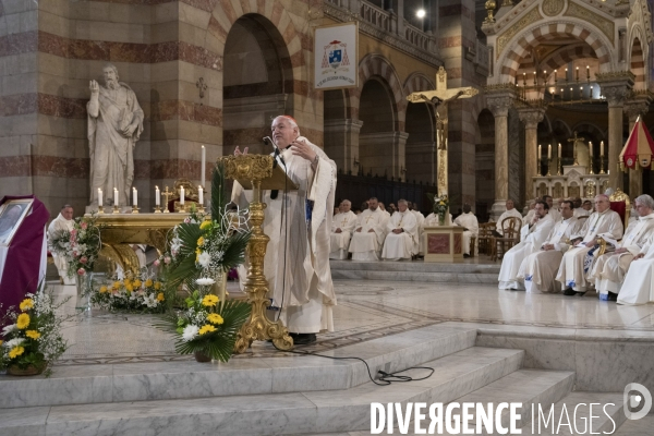 Messe hommage au pape François à la Cathédrale de la Major à Marseille