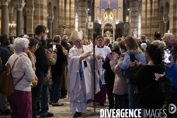 Messe hommage au pape François à la Cathédrale de la Major à Marseille