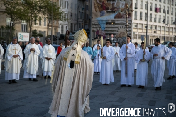 Messe hommage au pape François à la Cathédrale de la Major à Marseille