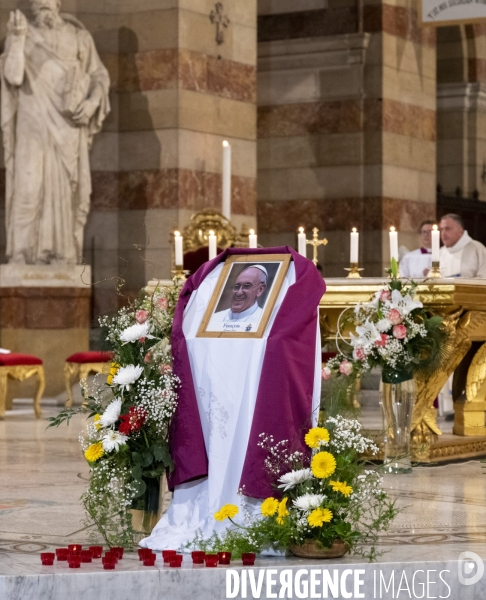 Messe hommage au pape François à la Cathédrale de la Major à Marseille