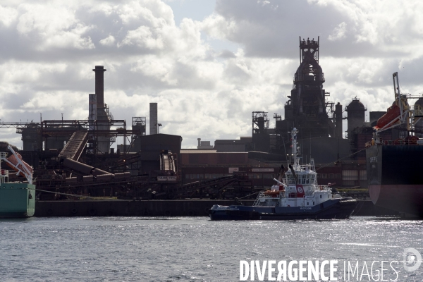Le site sidérurgique ArcelorMittal de Dunkerque (Nord) septembre 2023.