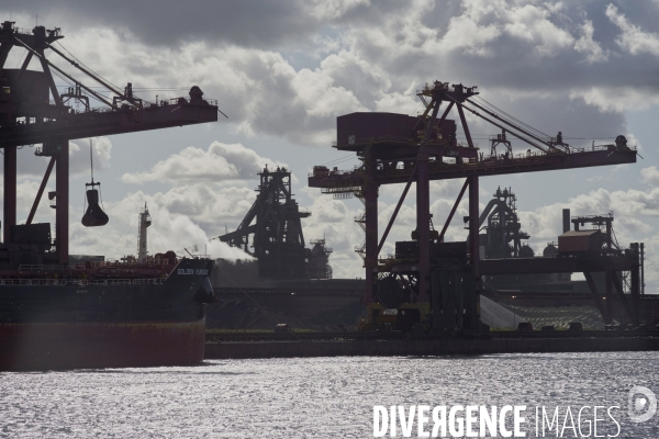 Le site sidérurgique ArcelorMittal de Dunkerque (Nord) septembre 2023.