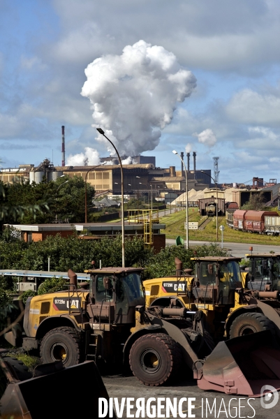 Le site sidérurgique ArcelorMittal de Dunkerque (Nord) septembre 2023.