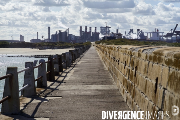 Le site sidérurgique ArcelorMittal de Dunkerque (Nord) septembre 2023.