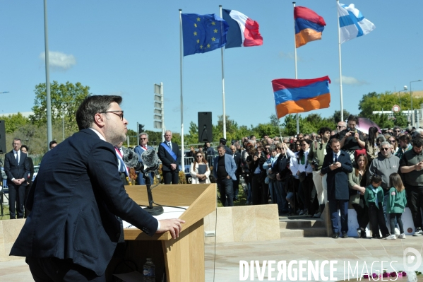 À Marseille, les commémorations du 110ᵉ anniversaire du génocide arménien du 24 avril 2025.