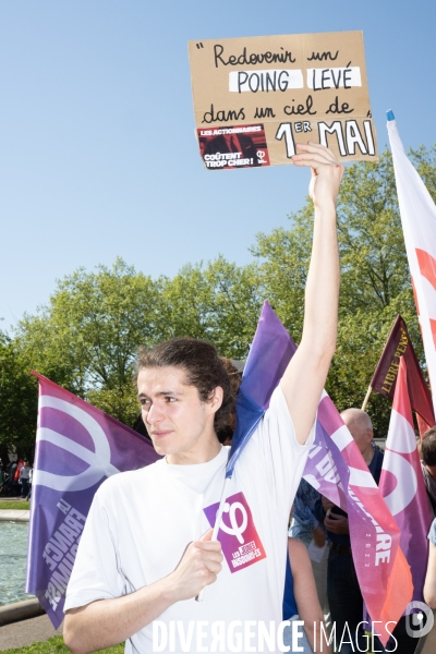 Manifestation du 1er mai a Dijon
