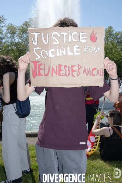 Manifestation du 1er mai a Dijon