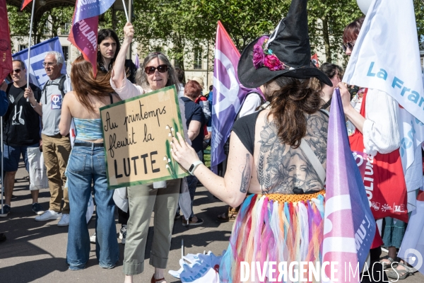 Manifestation du 1er mai a Dijon