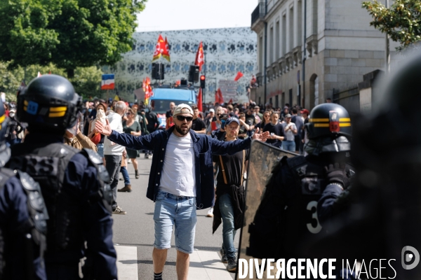 Manifestation du 1er mai à Nantes