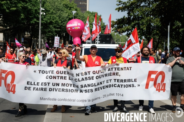 Manifestation du 1er mai à Nantes