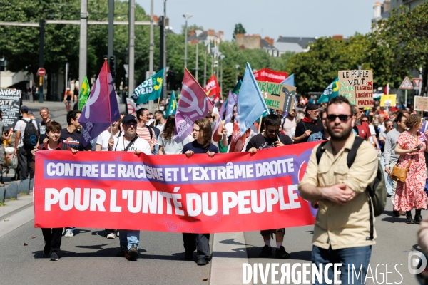 Manifestation du 1er mai à Nantes