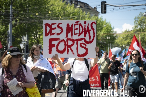Genève. Manifestation du 1er mai