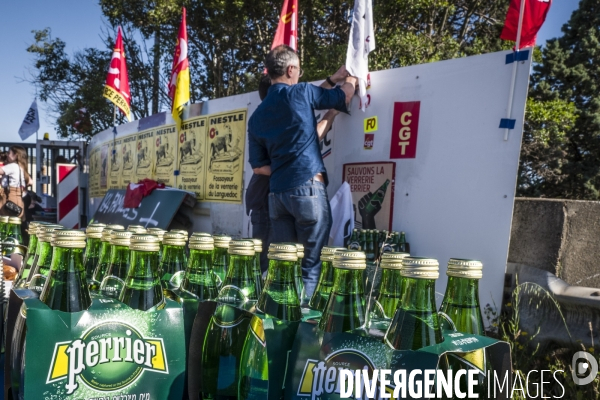 1er Mai - Rassemblement devant la verrerie du Languedoc (Perrier)