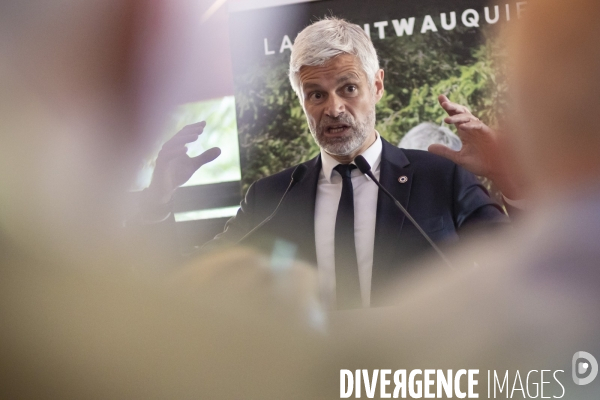 Reunion publique de Laurent Wauquiez a Paris