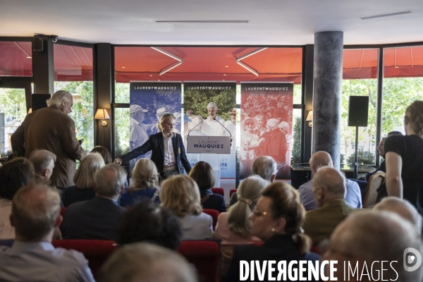 Reunion publique de Laurent Wauquiez a Paris
