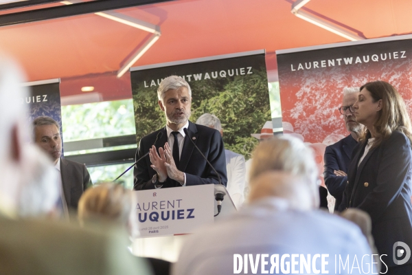 Reunion publique de Laurent Wauquiez a Paris