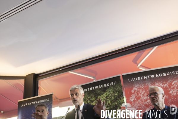 Reunion publique de Laurent Wauquiez a Paris