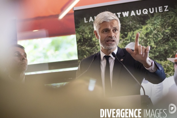 Reunion publique de Laurent Wauquiez a Paris