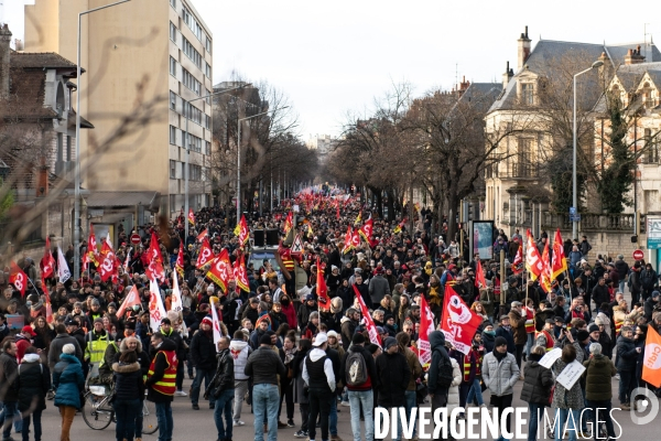 Manifestation contre la reforme des retraites - Dijon
