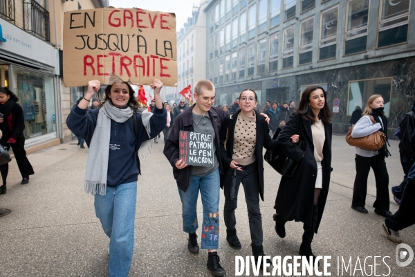 Manifestation contre la reforme des retraites - Dijon
