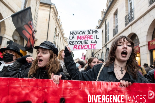 Manifestation contre la reforme des retraites - Dijon