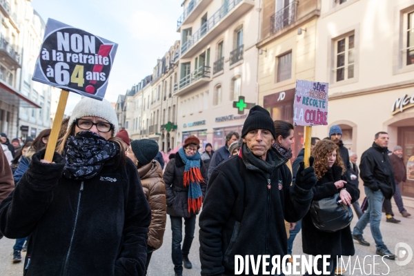 Manifestation contre la reforme des retraites - Dijon