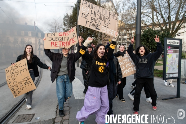 Manifestation contre la reforme des retraites - Dijon
