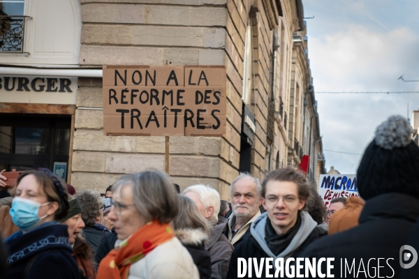 Manifestation contre la reforme des retraites - Dijon