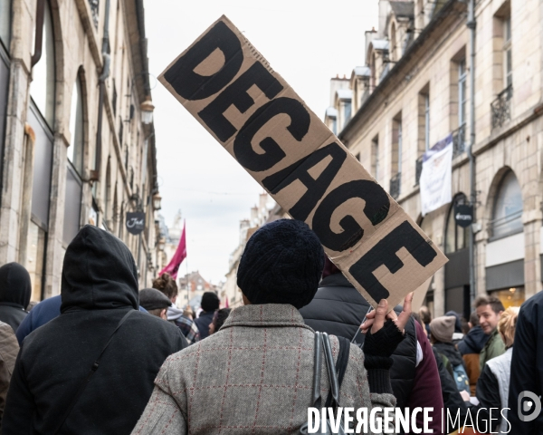 Manifestation contre la reforme des retraites - Dijon
