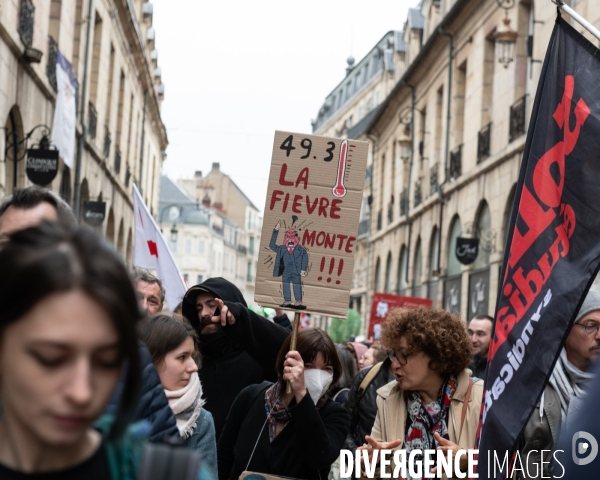 Manifestation contre la reforme des retraites - Dijon