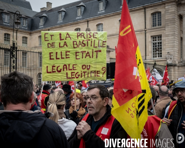 Manifestation intersyndicale contre la reforme des retraites - Dijon