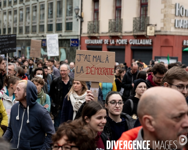 Manifestation intersyndicale contre la reforme des retraites - Dijon