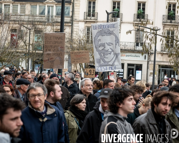 Manifestation intersyndicale contre la reforme des retraites - Dijon