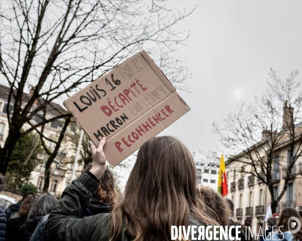 Manifestation intersyndicale contre la reforme des retraites - Dijon