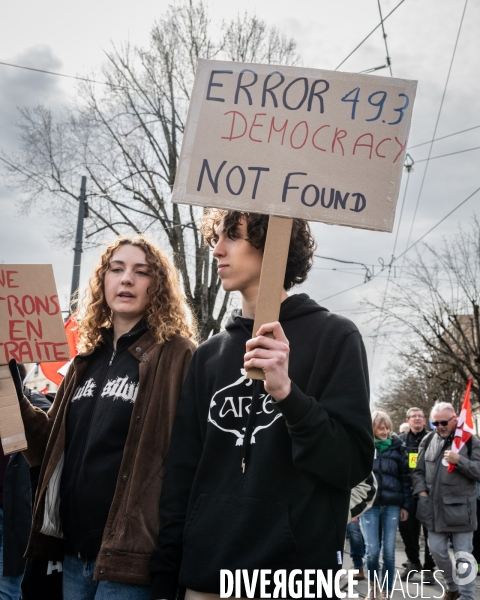 10e intersyndicale contre la reforme retraite Dijon