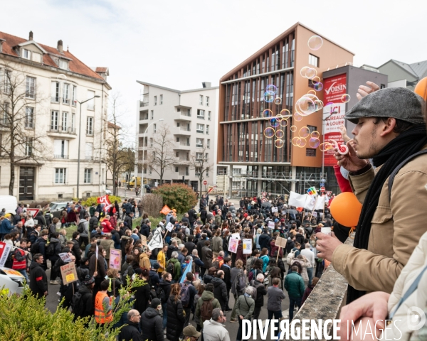 10e intersyndicale contre la reforme retraite Dijon
