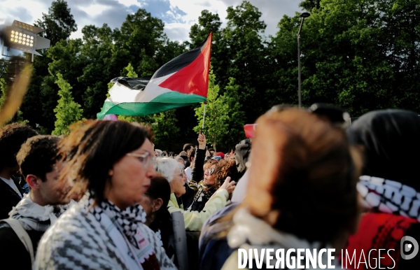 Meeting contre la dissolution d Urgence Palestine et de la Jeune garde