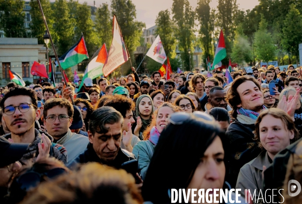 Meeting contre la dissolution d Urgence Palestine et de la Jeune garde