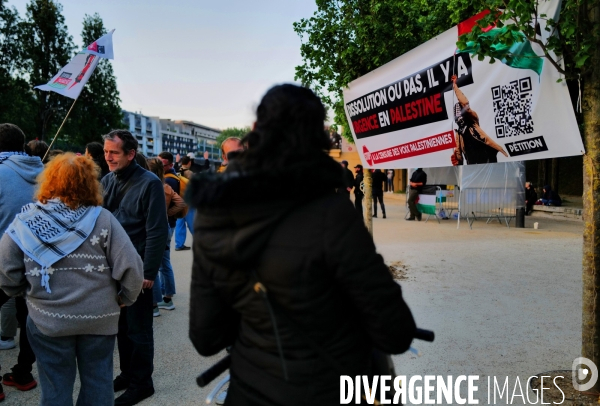 Meeting contre la dissolution d Urgence Palestine et de la Jeune garde