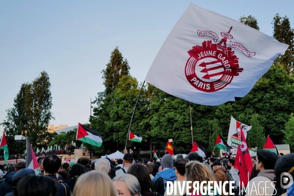 Meeting contre la dissolution d Urgence Palestine et de la Jeune garde