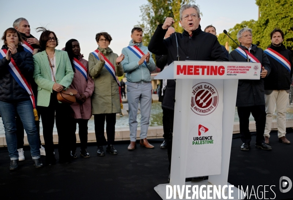Meeting contre la dissolution d Urgence Palestine et de la Jeune garde