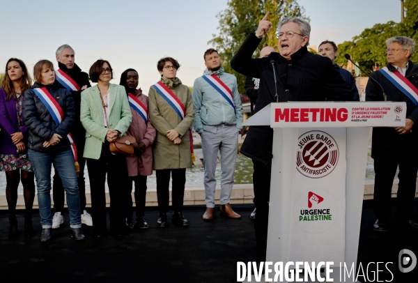Meeting contre la dissolution d Urgence Palestine et de la Jeune garde